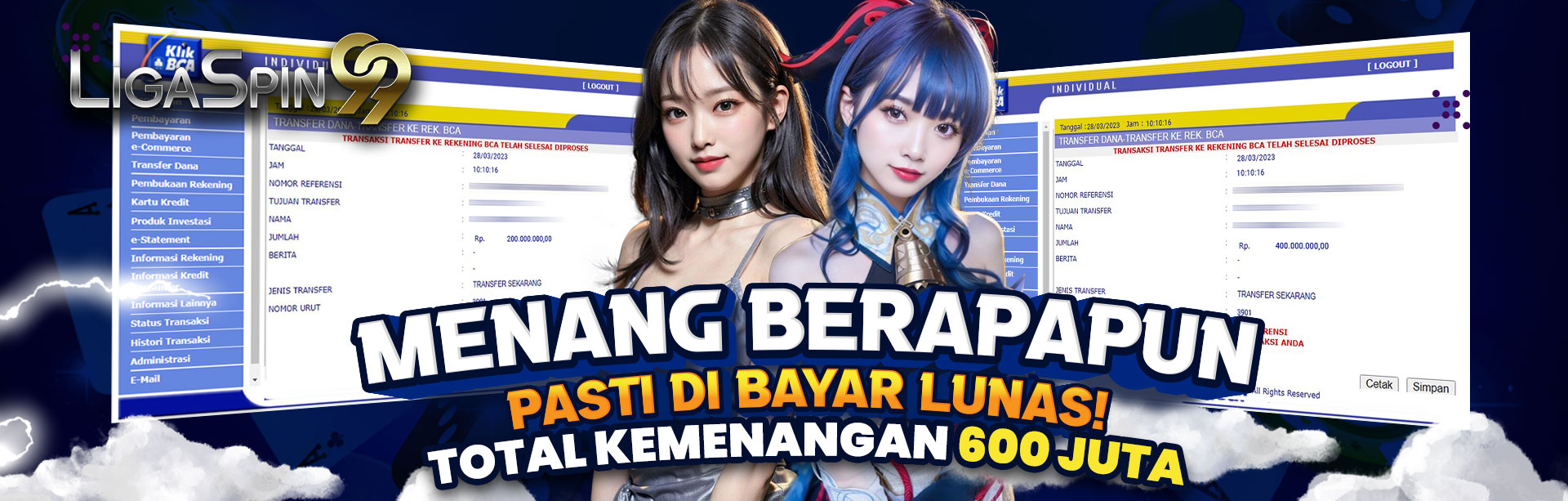 MENANG BERAPAPUN PASTI DI BAYAR LUNAS