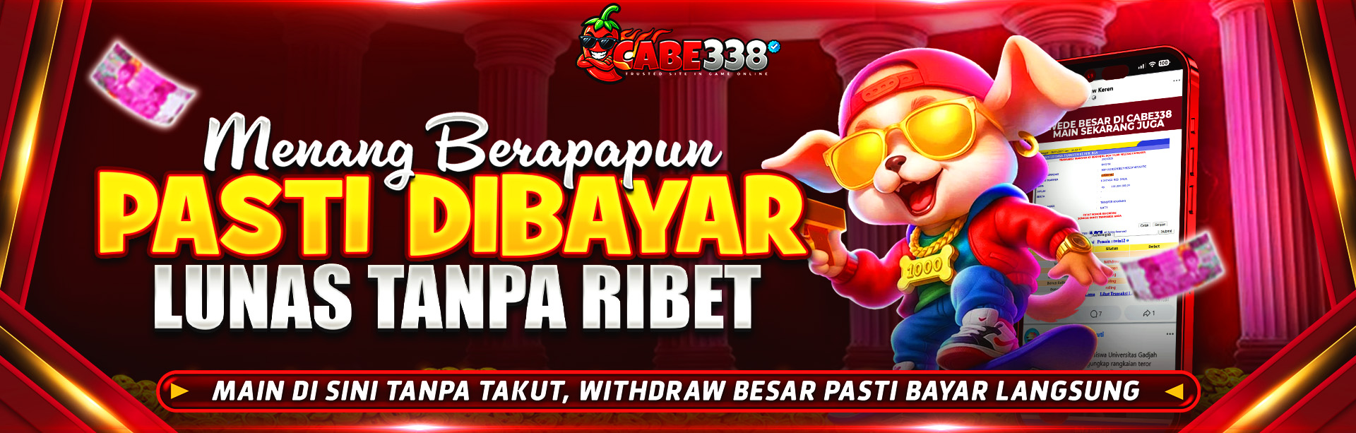 MENANG BERAPAPUN PASTI DI BAYAR LUNAS