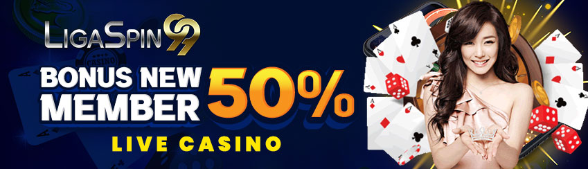 BONUS 50% LIVE CASINO
