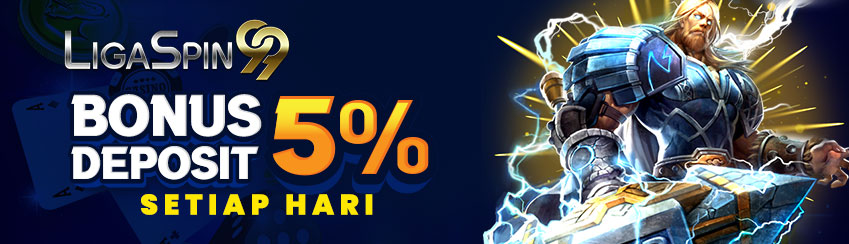 BONUS DEPOSIT 5% SETIAP HARI