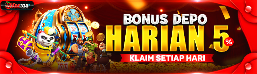 BONUS DEPOSIT 5% SETIAP HARI