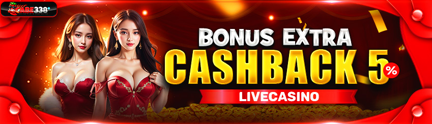 BONUS CASHBACK 5% LIVECASINO