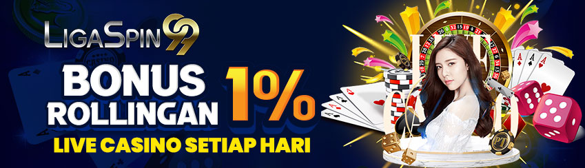 BONUS ROLLINGAN CASINO 1% SETIAP HARI